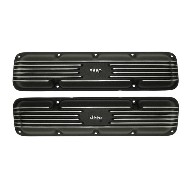OMIX DMC-6920 Aluminum Valve Covers for 72-81 Jeep CJ-5, CJ-6, CJ-7 & CJ-8 with AMC 304c.i. V-8
