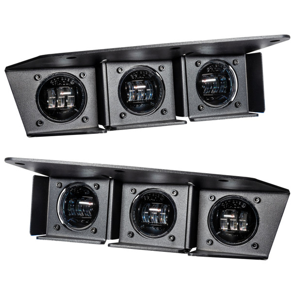 Oracle Lighting Triple LED Fog Light Kit for 21-26 Ford Bronco with Steel Bumper