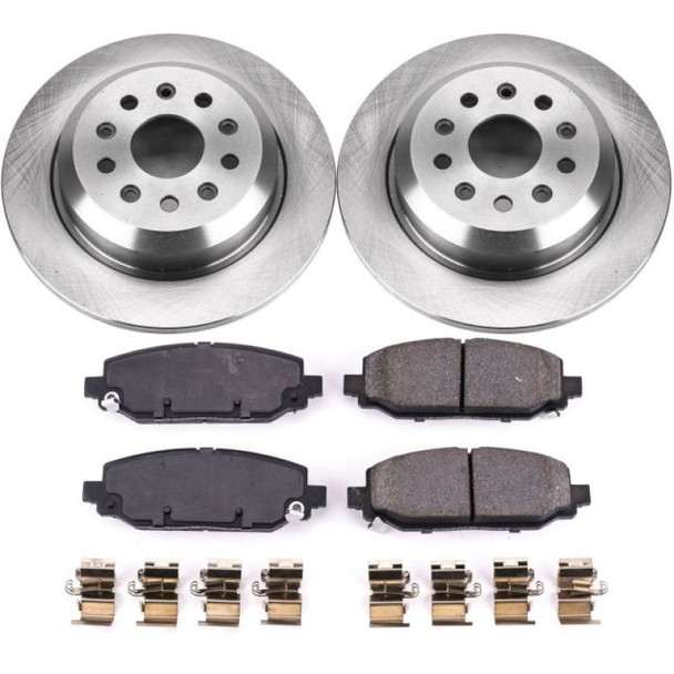 PowerStop Rear Z17 OE Replacement Brake Kit for 18-26 Jeep Wrangler JL
