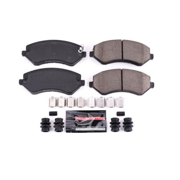 PowerStop Z23 Evolution Sport Carbon-Fiber Brake Pads for 03-07 Jeep Liberty KJ & 03-06 Wrangler TJ