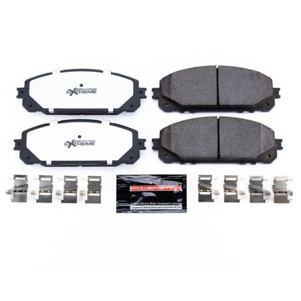 PowerStop Z36-1843 Extreme Duty Truck And Tow Front Brake Pads w/Hardware for 14-17 Jeep Cherokee KL