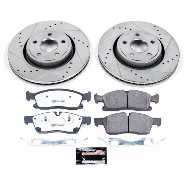 PowerStop K6536-36 Front Z36 Extreme Performance Truck & Tow Brake Kit for 13-15 Jeep Grand Cherokee WK