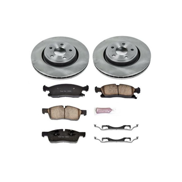 PowerStop KOE5954 Front Z16 Autospecialty Daily Driver OE Brake Kit for 11-15 Jeep Grand Cherokee WK2 with Vented Rear Rotors