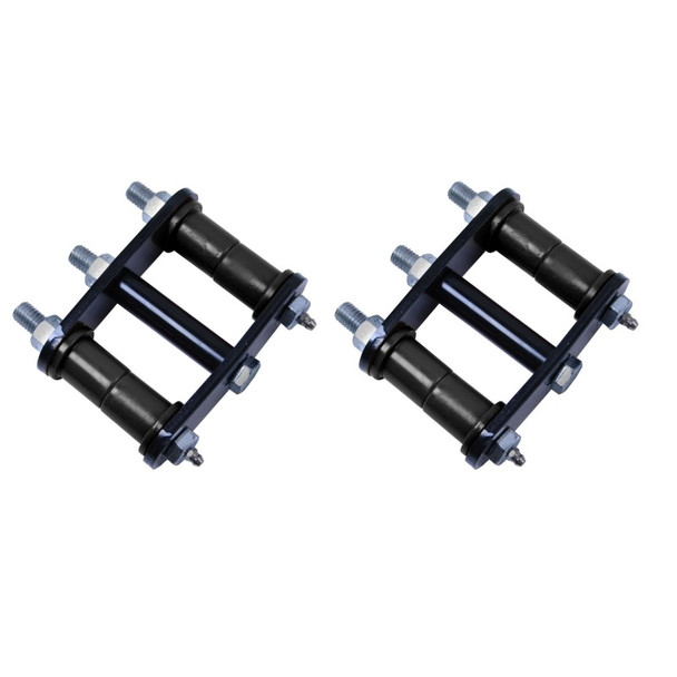 Rugged Ridge 18265.11 Grease Rear Shackles in Black for 76-86 Jeep CJ