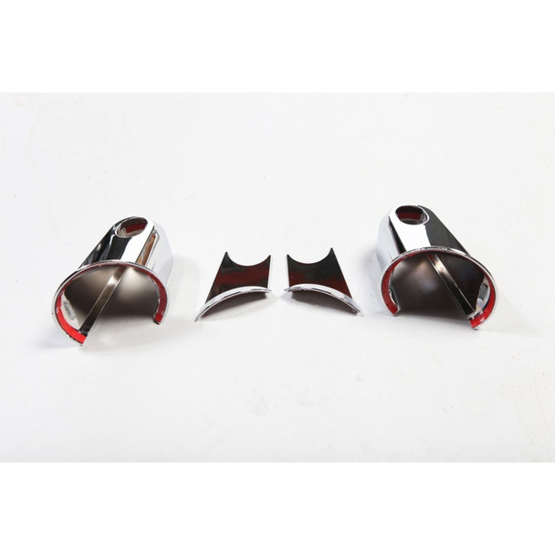 Rugged Ridge 13311.02 Chrome Mirror Arm Covers for 07-18 Jeep Wrangler JK