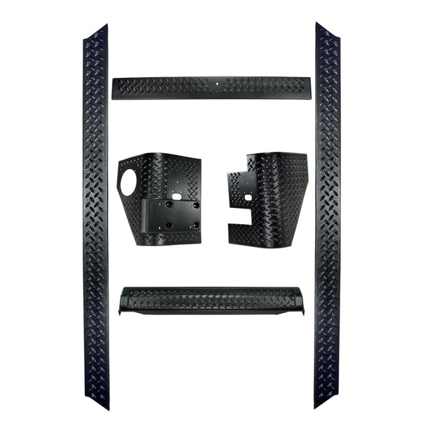 Rugged Ridge 11650.51 Body Armor Kit for 97-06 Jeep Wrangler TJ