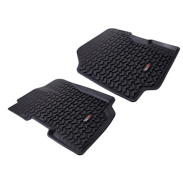 Rugged Ridge 12920.21 All Terrain Front Floor Liner Pair for 76-95 Jeep CJ-5, CJ-7, CJ-8 Scrambler & Wrangler YJ