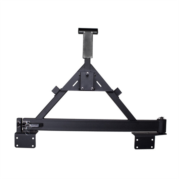 Rugged Ridge 11546.42 Xtreme Heavy Duty Tire Carrier Mount in Textured Black for 76-06 Jeep Wrangler YJ, TJ, TJ Unlimited & CJ