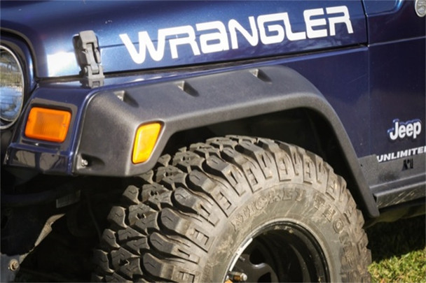 Rugged Ridge 11630.20 All-Terrain 4.75" Fender Flare Kit for 97-06 Jeep Wrangler TJ