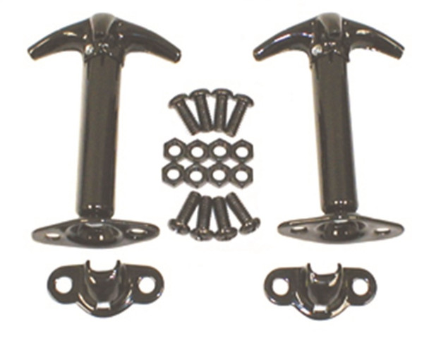 Rugged Ridge 11210.01 Hood Catch Kit for 42-95 Jeep 42-95 Jeep CJ & Wrangler YJ