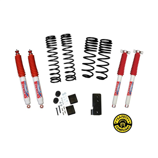 Skyjacker 2-2.5in Dual Rate Long Travel Suspension Lift Kit for 07-18 Jeep Wrangler JK 2 Door