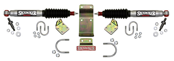 Skyjacker 9203 M95 Silver Dual Steering Stabilizer Kit for 07-18 Jeep Wrangler JK