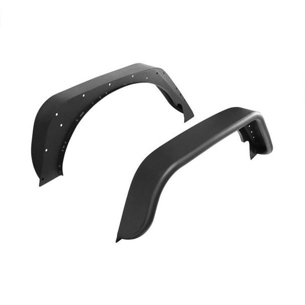 Westin 62-1035 Rear Tube Fenders Textured Black for 18-24 Jeep Wrangler JL & JL Unlimited