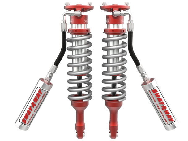 aFe Power Sway-A-Way 2.5 Front Coilover Kit with Remote Reservoirs (Extended Travel) for 05-23 Toyota Tacoma