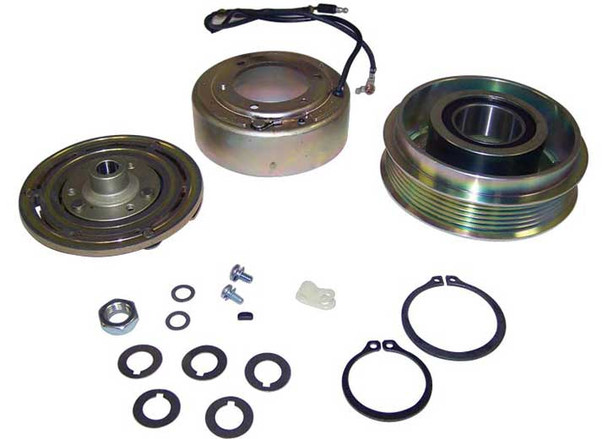 Crown Automotive 4778022 Compressor Clutch Kit for 87-90 Jeep Wrangler YJ with 2.5L Engine and 87-90 Cherokee XJ & Comanche MJ with 2.5L or 4.0L Engine