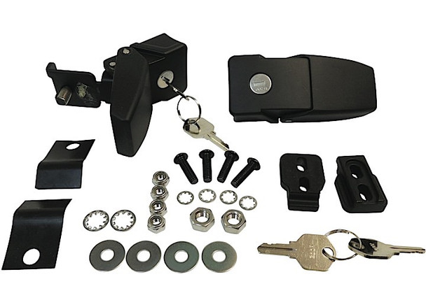 Crown Automotive RT26057 Stainless Steel Locking Hood Catches for 07-18 Jeep Wrangler JK