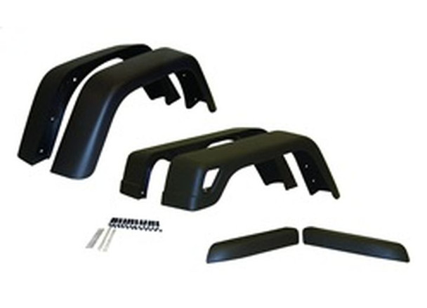 Crown Automotive 55254918K76 Extended Fender Flare 6 Piece Kit for 97-06 Jeep Wrangler TJ & Unlimited