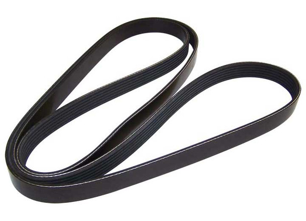 Crown Automotive 4854033 Serpentine Belt for 00-06 Jeep Wrangler TJ and 99-04 Grand Cherokee WJ with 4.0L Engine and A/C