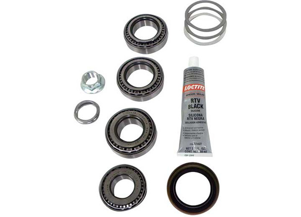 Crown Automotive 3171166K Pinion & Carrier Bearing Master Kit for 87-06 Jeep Wrangler YJ & TJ, 84-01 Cherokee XJ & 93-98 Grand Cherokee ZJ with Dana 35 Rear Axle