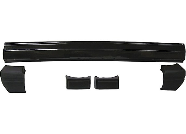Crown Automotive 55026257K Rear Bumper Kit In Black for 84-96 Jeep Cherokee XJ