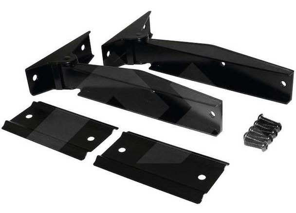 Crown Automotive RT34101 Tailgate Hinge Set in Black Stainless Steel for 97-06 Jeep Wrangler TJ & Unlimited