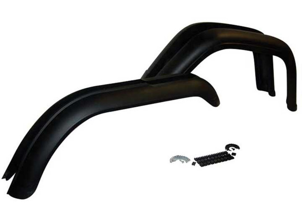 Crown Automotive 8997109CJ8 Factory Style Replacement Fender Flare Set for 81-85 Jeep CJ Scrambler