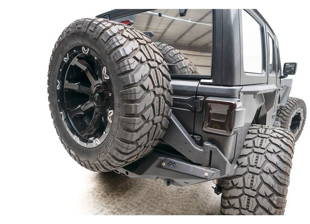 Fab Fours Off-The-Door Tire Carrier for 18-26 Jeep Wrangler JL