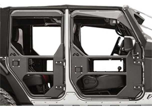 Fab Fours Full Tube Doors for 07-18 Jeep Wrangler JK