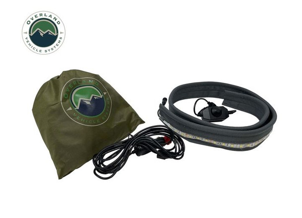 Overland Vehicle Systems 18009908 47" LED Light Adjustable Dimmer With Adapter Kit for Nomadic Awnings & Roof Top Tents