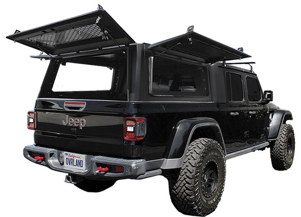 Overland Vehicle Systems 70100003 Expedition Truck Cap for 20-26 Jeep Gladiator JT