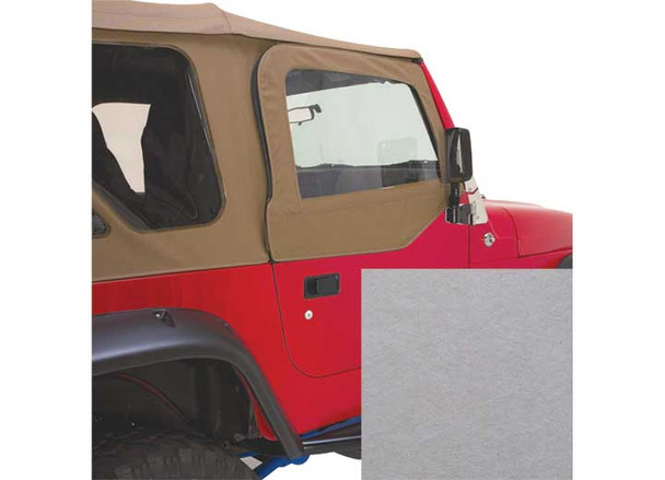 Rampage Products Complete Soft Top Kit with Upper Doors for 88-95 Jeep Wrangler YJ