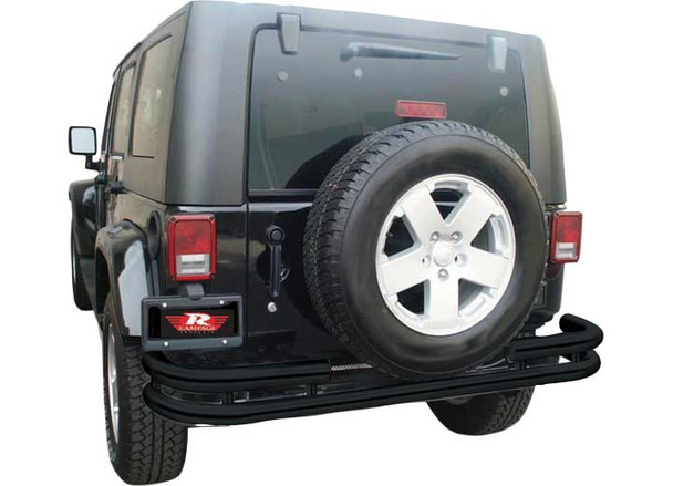 Rampage Products Dual Tube Rear Bumper for 07-18 Jeep Wrangler JK