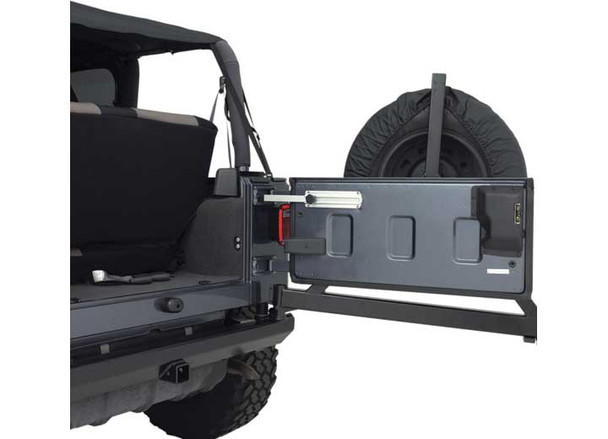 Rampage Products 7342 Aluminum Tailgate Stop for 87-18 Jeep Wrangler YJ, TJ, JK & Unlimited