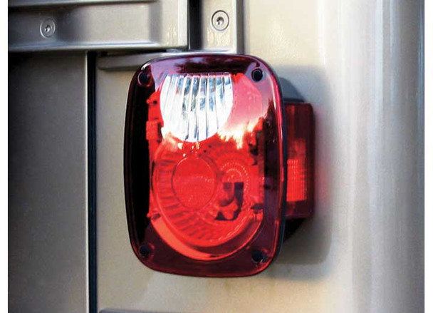 Rampage Products 5307 Rampage Diamond Brite Euro Style Taillight Conversion Kit for 76-06 Jeep CJ-5, CJ-7, CJ-8 Scrambler, Wrangler YJ, TJ & Unlimited