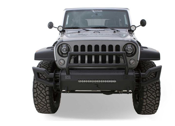 Rampage Products 9950909 TrailRam Center Bull Bar for TrailRam Modular Front Bumper for 07-18 Jeep Wrangler JK