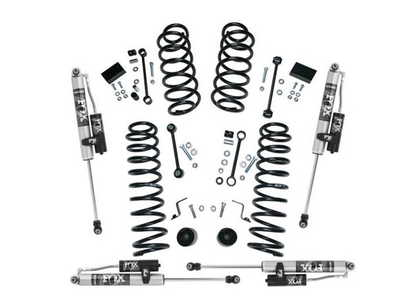 RealTruck Superlift K185FX 2.5" Dual Rate Coil Lift Kit w/ Fox 2.0 Reservoir Shocks for 18-23 Jeep Wrangler JL 2-Door