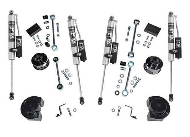 RealTruck Superlift K187FX 2.5" Spacer Kit with Fox 2.0 Reservoir Shocks for 18-23 Jeep Wrangler JL 2-Door & Unlimited JL 4-Door