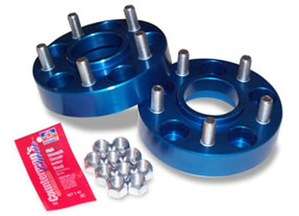 Spidertrax Wheel Spacer Kit for Jeep Wrangler YJ, TJ, Unlimited, Cherokee XJ, Comanche MJ, Grand Cherokee ZJ & Liberty KJ with 5x4.5" Bolt Pattern