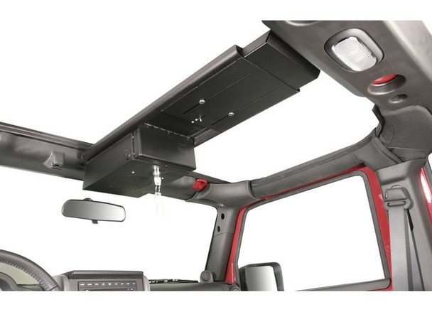 Tuffy 142-01 Security Products Single Compartment Overhead Security Console for 07-18 Jeep Wrangler JK