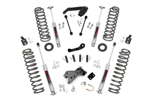 Rough Country 4in Suspension Lift Kit for 07-18 Jeep Wrangler JK