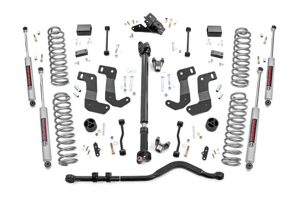 Rough Country 3.5in Suspension Lift Kit Stage 2 with Control Arm Drop for 18-26 Jeep Wrangler JL Unlimited