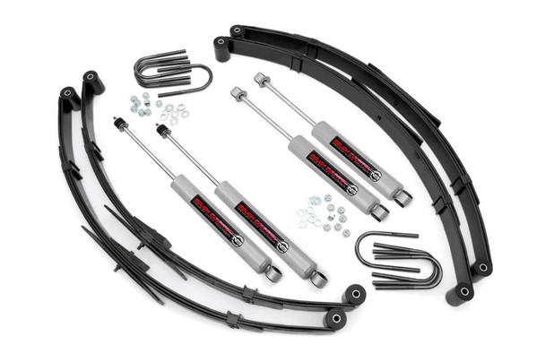 Rough Country 2.5in Suspension Lift Kit for 87-95 Jeep Wrangler YJ