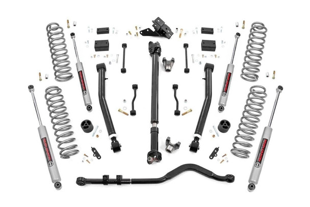 Rough Country 3.5in Suspension Lift Kit Stage 2 with Control Arms for 18-26 Jeep Wrangler JL