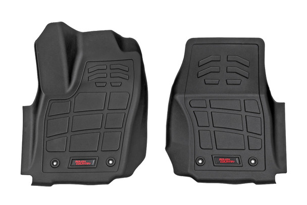 Rough Country Sure-Fit Floor Mats for 24-26 Toyota Tacoma TRD Pro