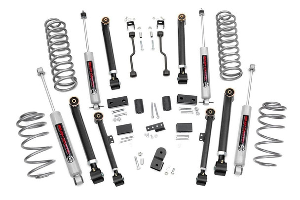 Rough Country 68820 4in X-Series Suspension Lift Kit for 93-98 Jeep Grand Cherokee ZJ
