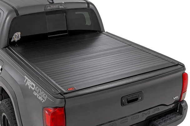 Rough Country 50420500 Hard Roll Up Bed Cover for 16-23 Toyota Tacoma with 5' Bed