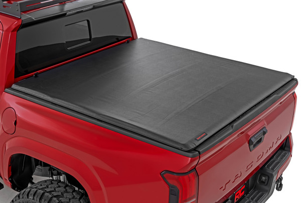 Rough Country 42415551 Soft Roll Up Bed Cover for 24-26 Toyota Tacoma with 5' Bed