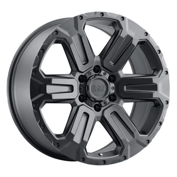 Black Rhino Hard Alloys Wanaka Wheel for 87-06 Jeep Wrangler YJ & TJ