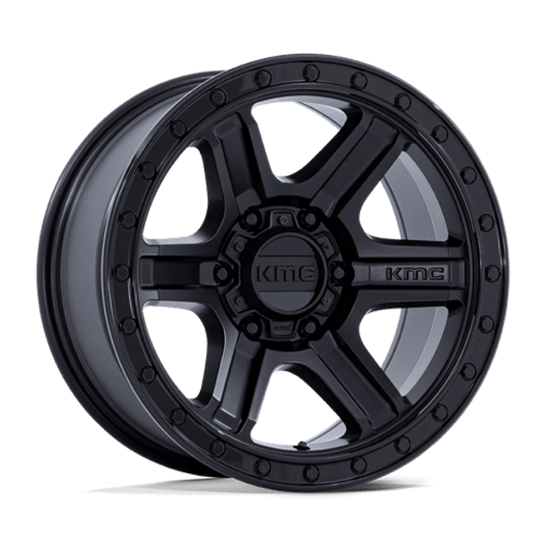 Kmc Km551 Outrun Matte Black With Gloss Black Lip 17X8.5 Km551Mb17855018