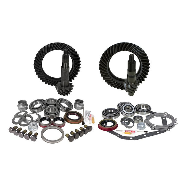 Yukon GM Dana 60 and 14 Bolt 5.38 Ratio Front and Rear Gear and Install Kit Package - YGK040
